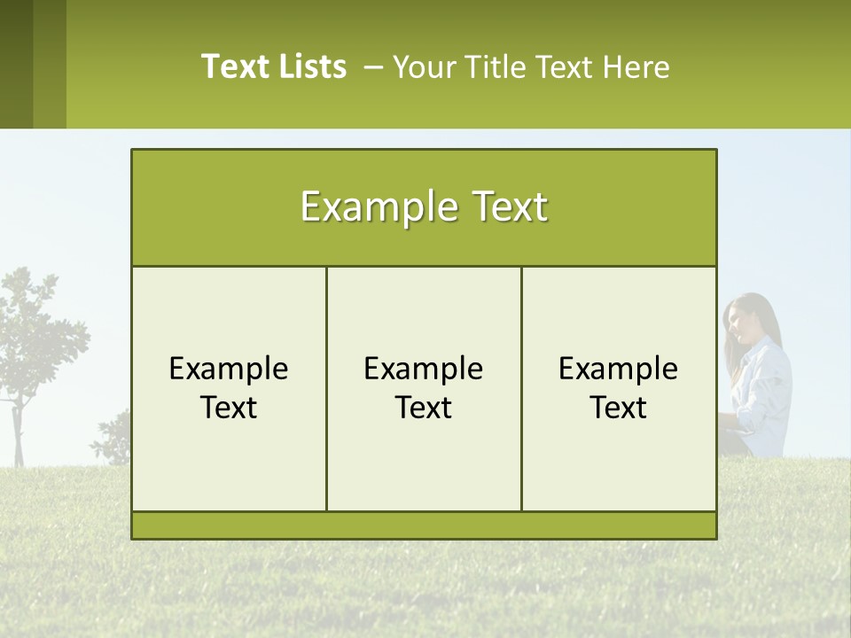 Finance Build Nature PowerPoint Template