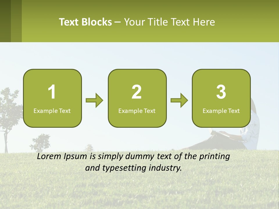 Finance Build Nature PowerPoint Template