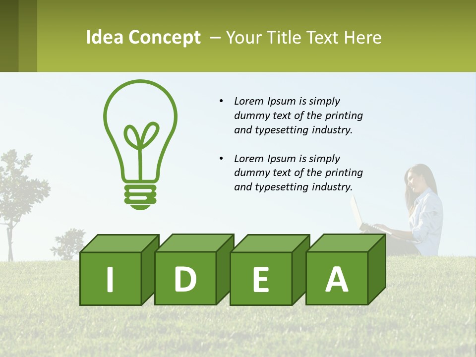 Finance Build Nature PowerPoint Template