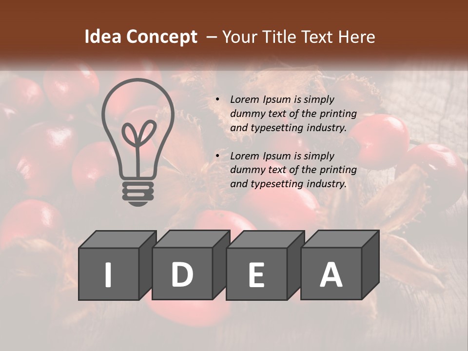 Blue Sky Leaf Selling PowerPoint Template