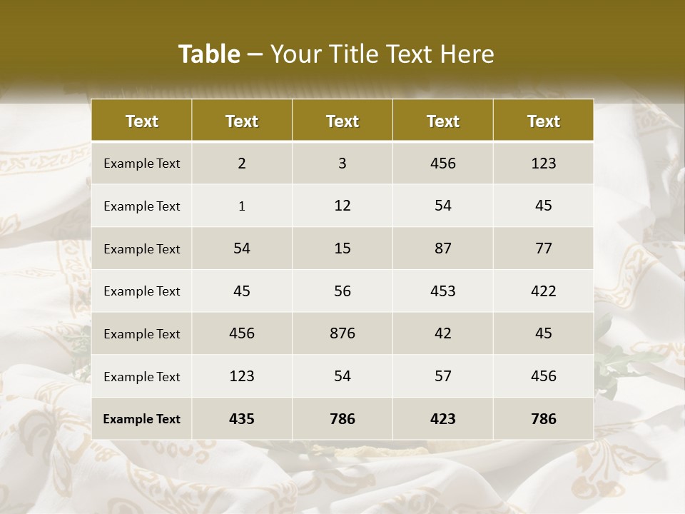 Investment Property Finance PowerPoint Template