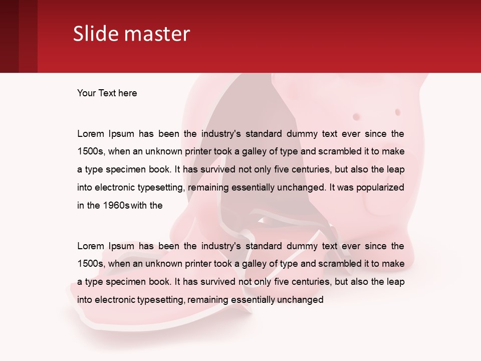 Structure Blue Sky House PowerPoint Template