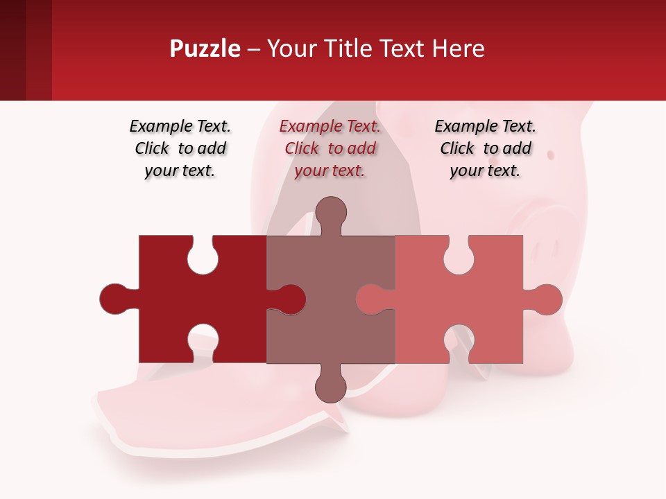 Structure Blue Sky House PowerPoint Template