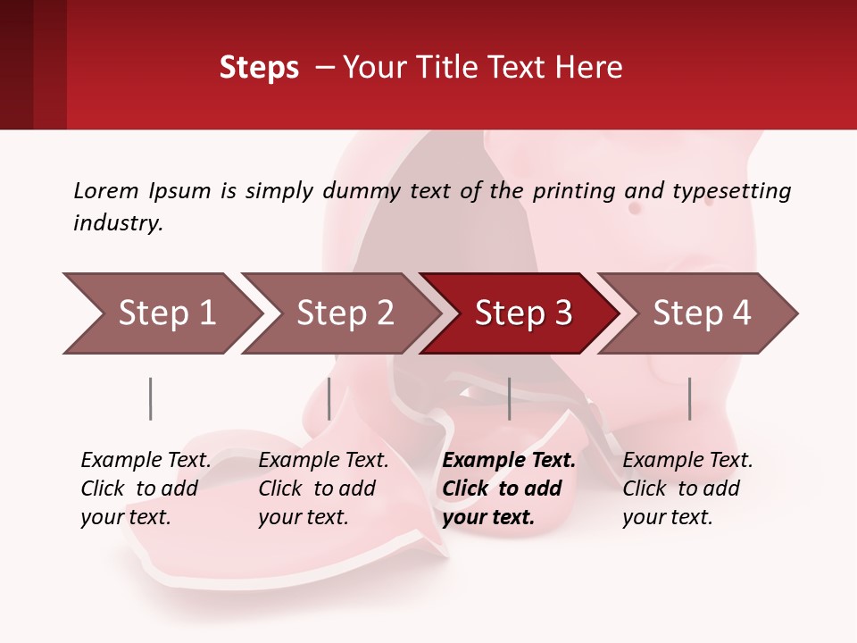 Structure Blue Sky House PowerPoint Template