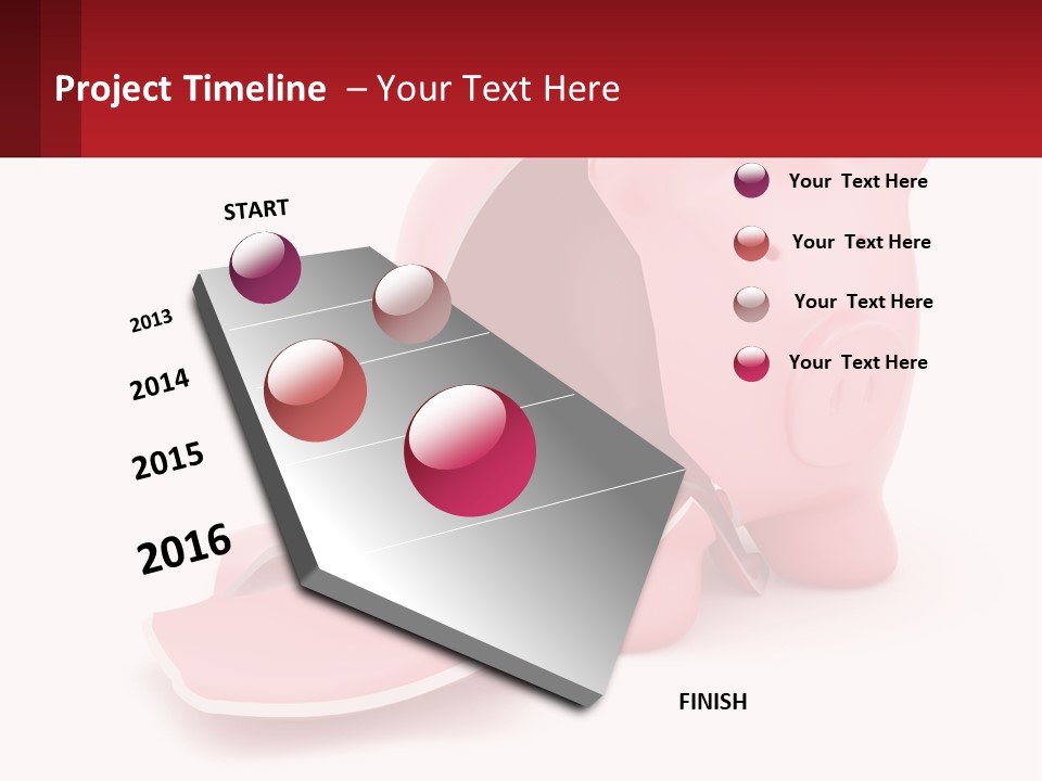 Structure Blue Sky House PowerPoint Template