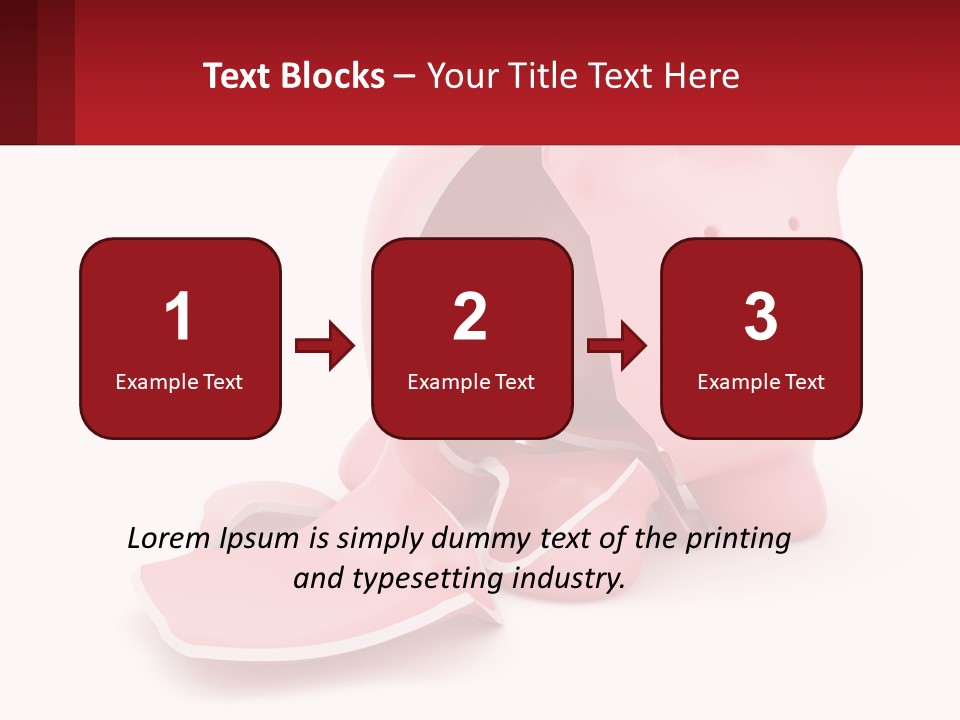 Structure Blue Sky House PowerPoint Template