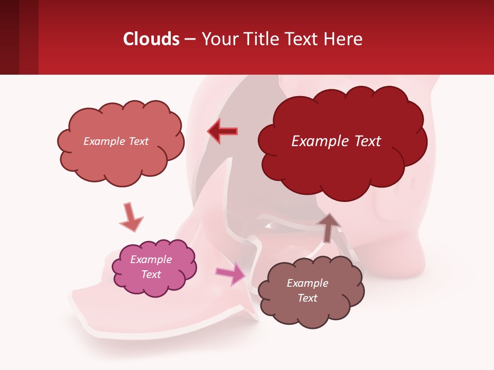 Structure Blue Sky House PowerPoint Template