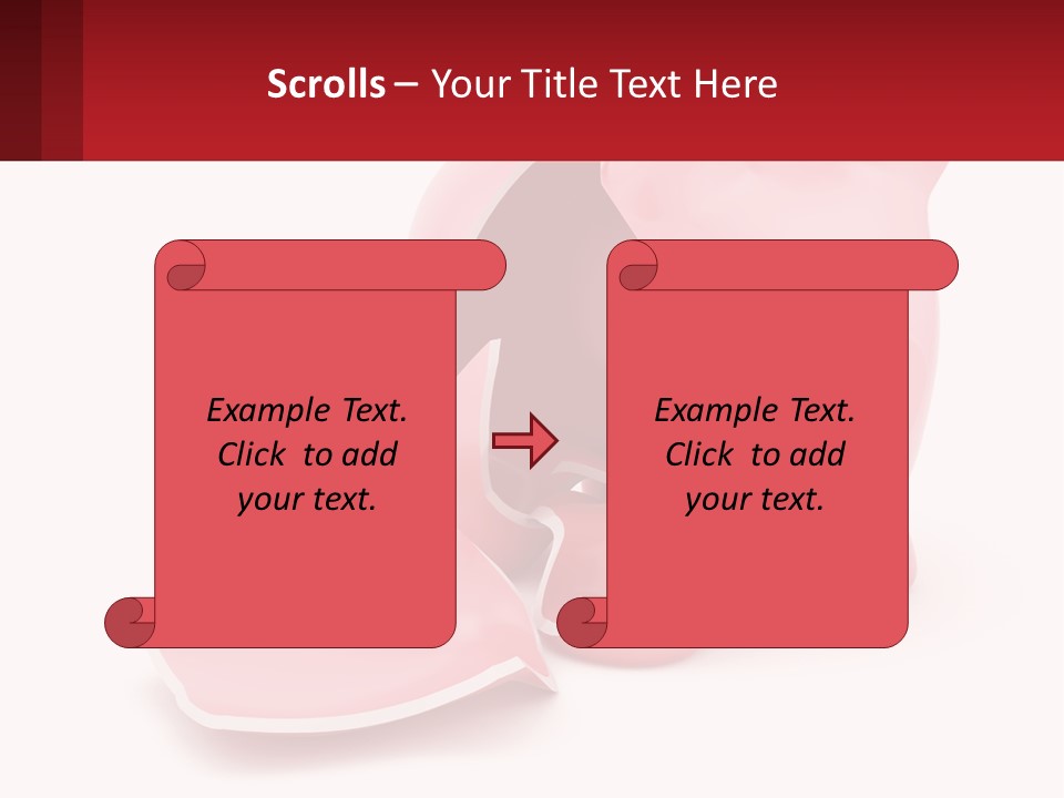 Structure Blue Sky House PowerPoint Template