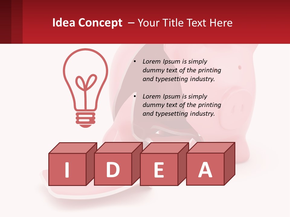 Structure Blue Sky House PowerPoint Template