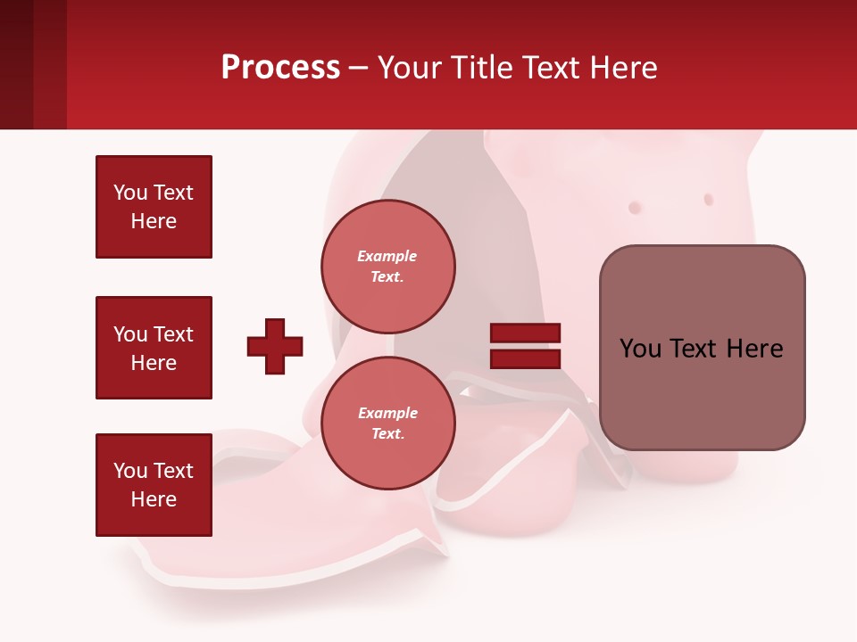 Structure Blue Sky House PowerPoint Template