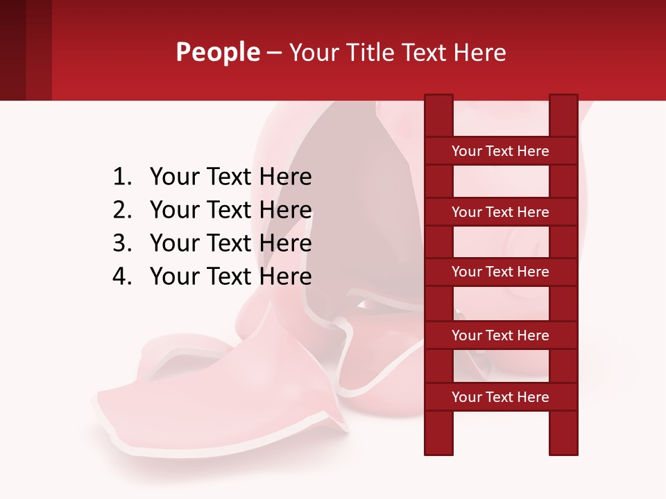 Structure Blue Sky House PowerPoint Template