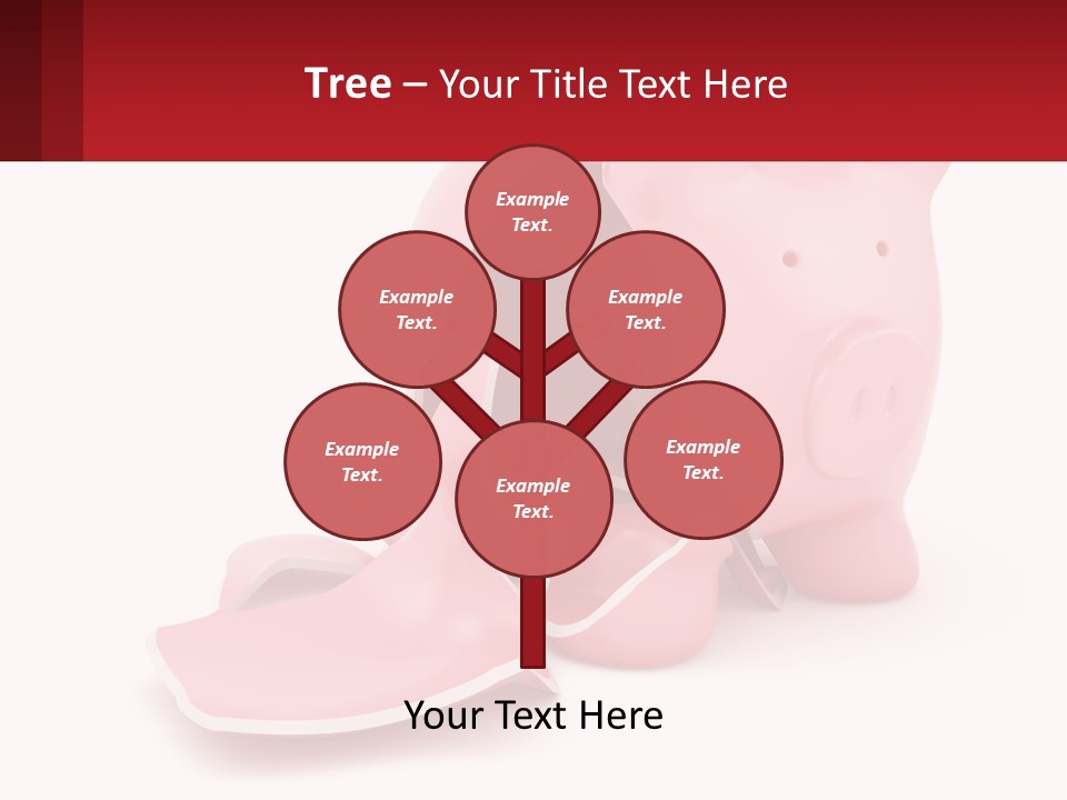 Structure Blue Sky House PowerPoint Template