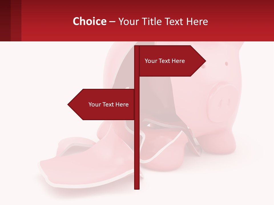 Structure Blue Sky House PowerPoint Template