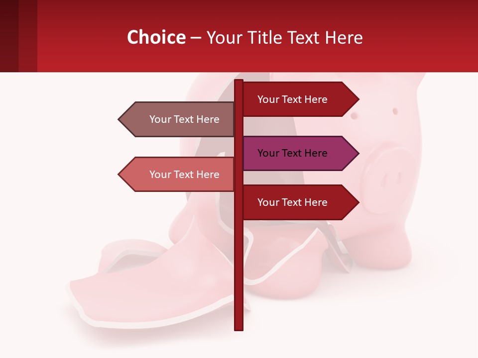 Structure Blue Sky House PowerPoint Template
