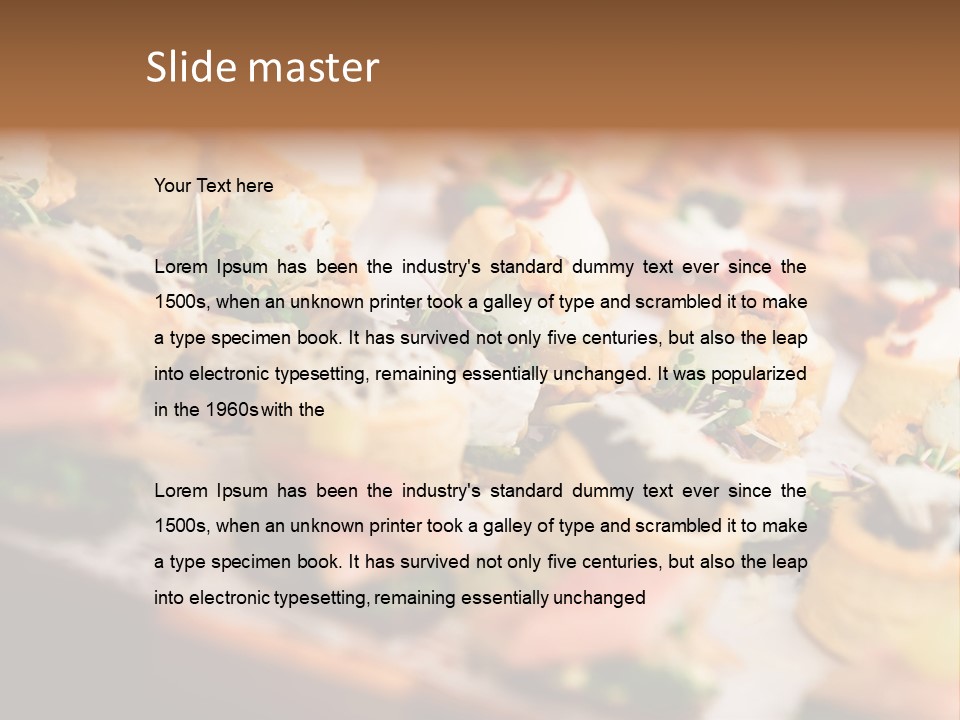 Estate Residential Human Hand PowerPoint Template