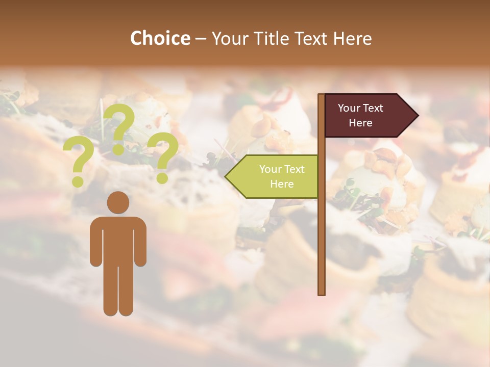 Estate Residential Human Hand PowerPoint Template