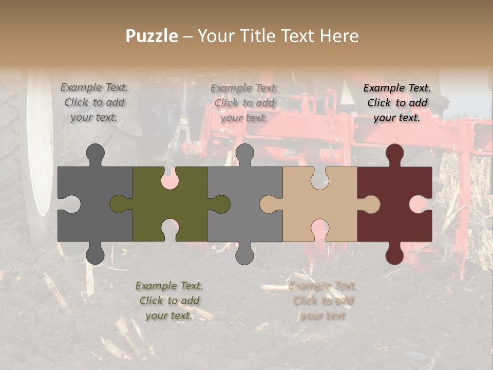 Small Lawn Made PowerPoint Template