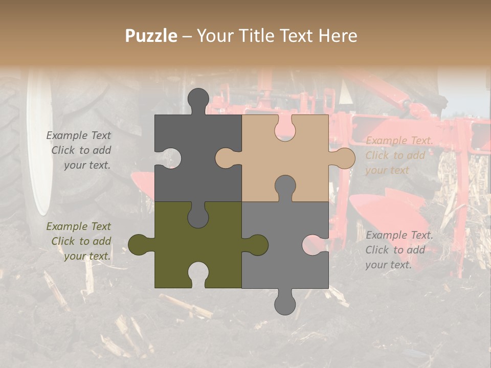 Small Lawn Made PowerPoint Template