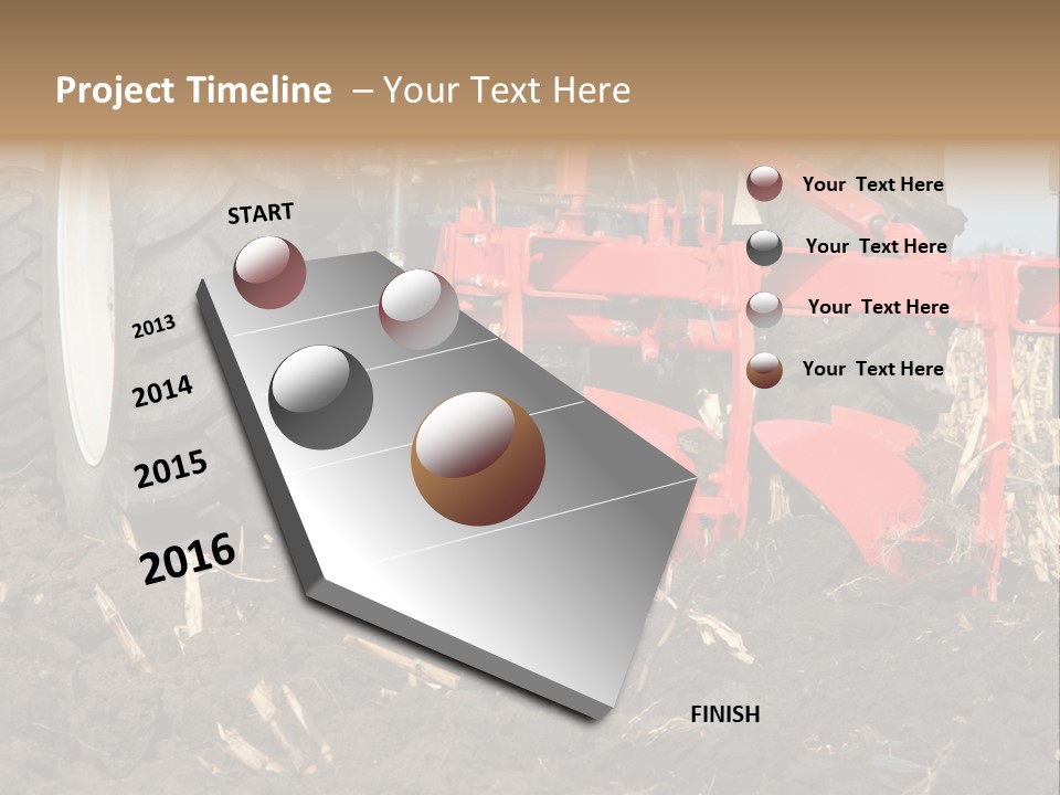 Small Lawn Made PowerPoint Template