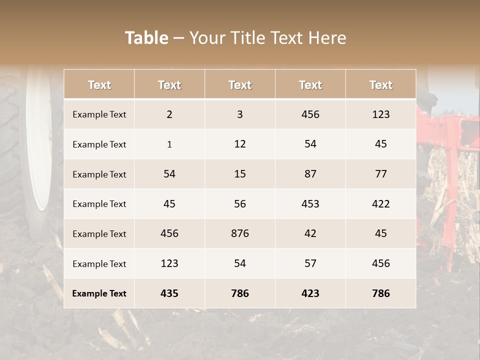 Small Lawn Made PowerPoint Template