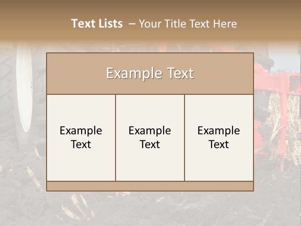 Small Lawn Made PowerPoint Template