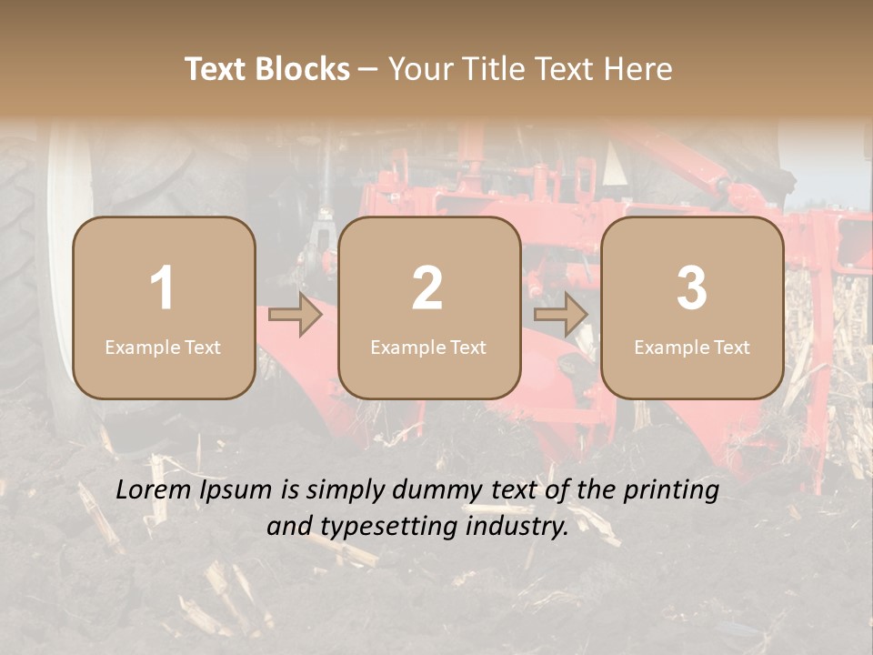 Small Lawn Made PowerPoint Template