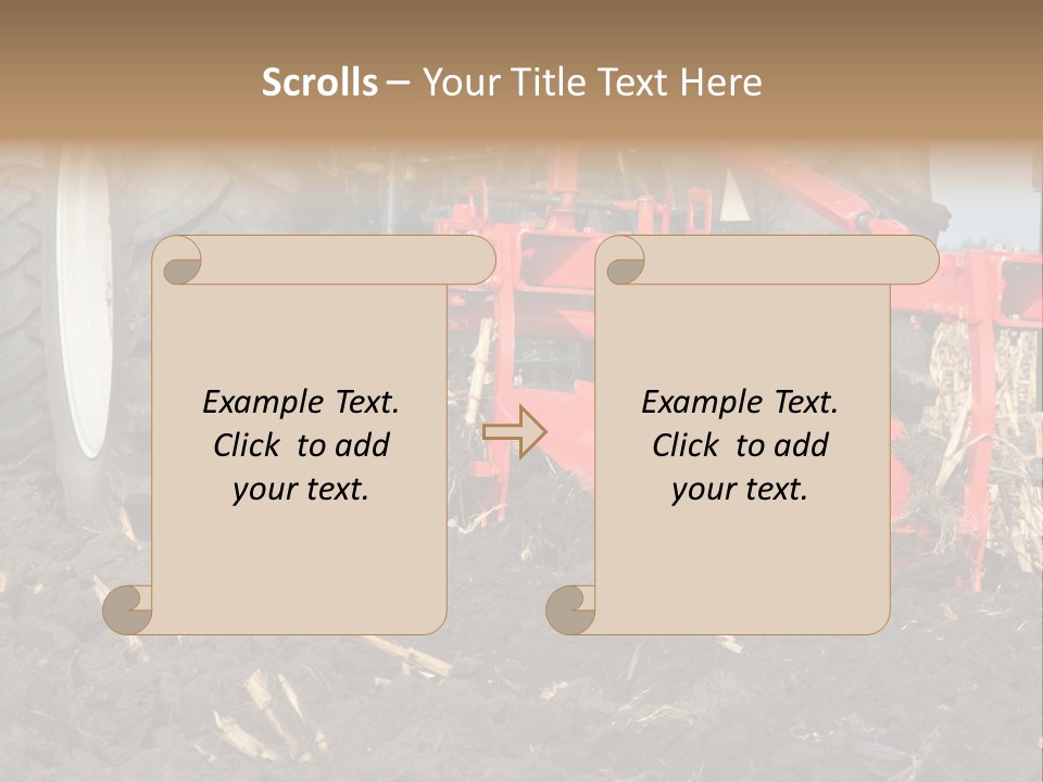 Small Lawn Made PowerPoint Template