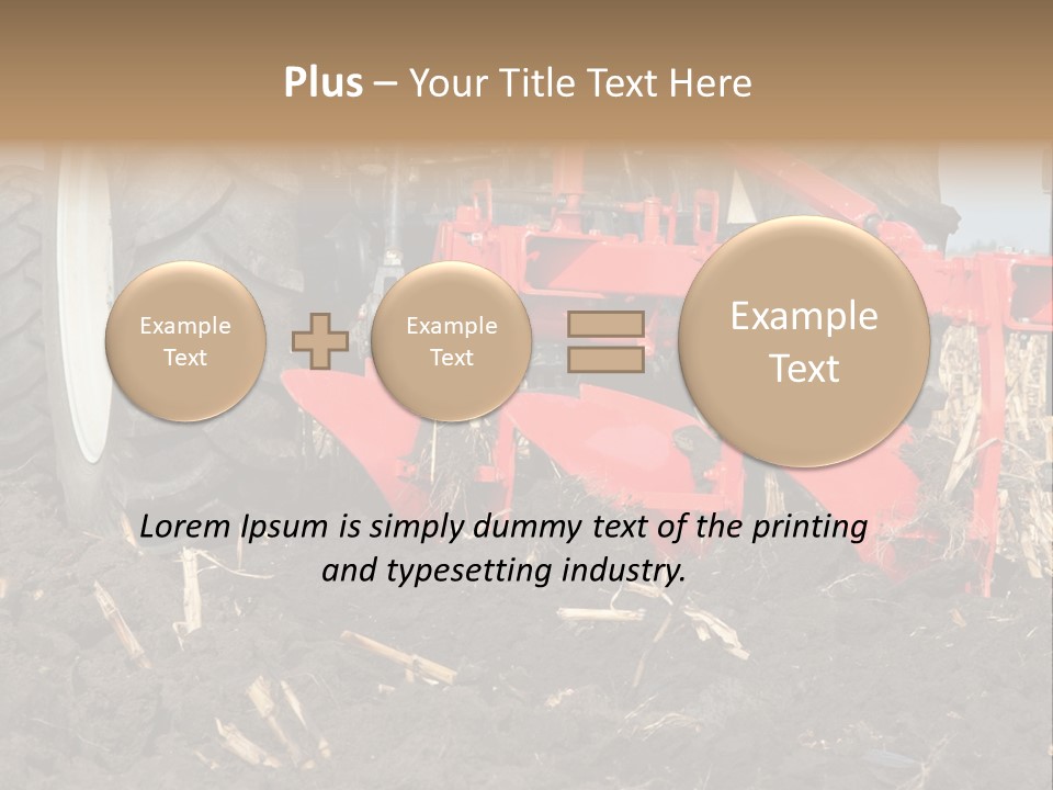 Small Lawn Made PowerPoint Template