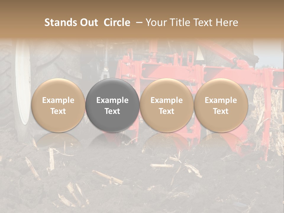 Small Lawn Made PowerPoint Template