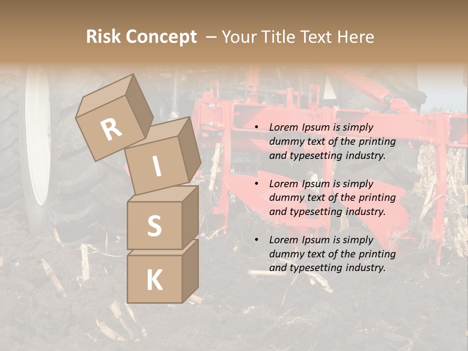 Small Lawn Made PowerPoint Template