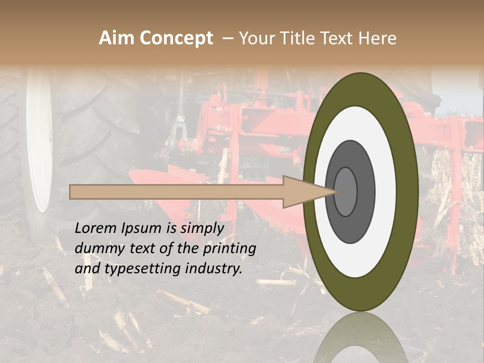 Small Lawn Made PowerPoint Template