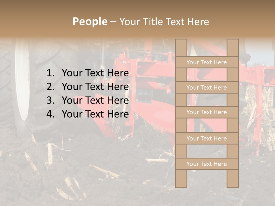 Small Lawn Made PowerPoint Template