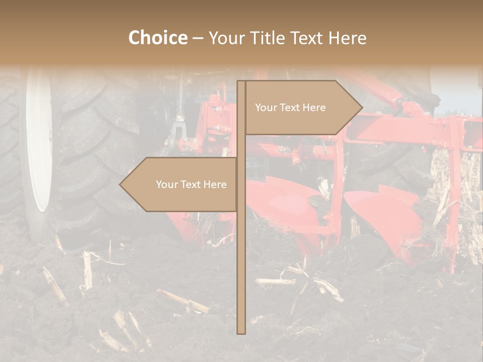 Small Lawn Made PowerPoint Template