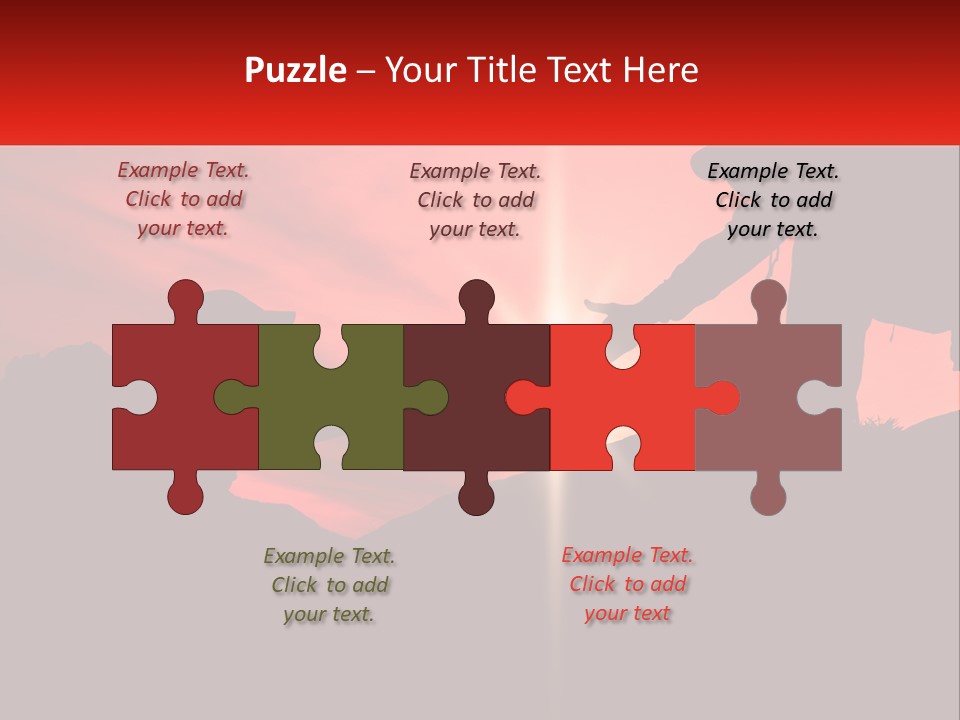 Conceptual Park Blue Sky PowerPoint Template