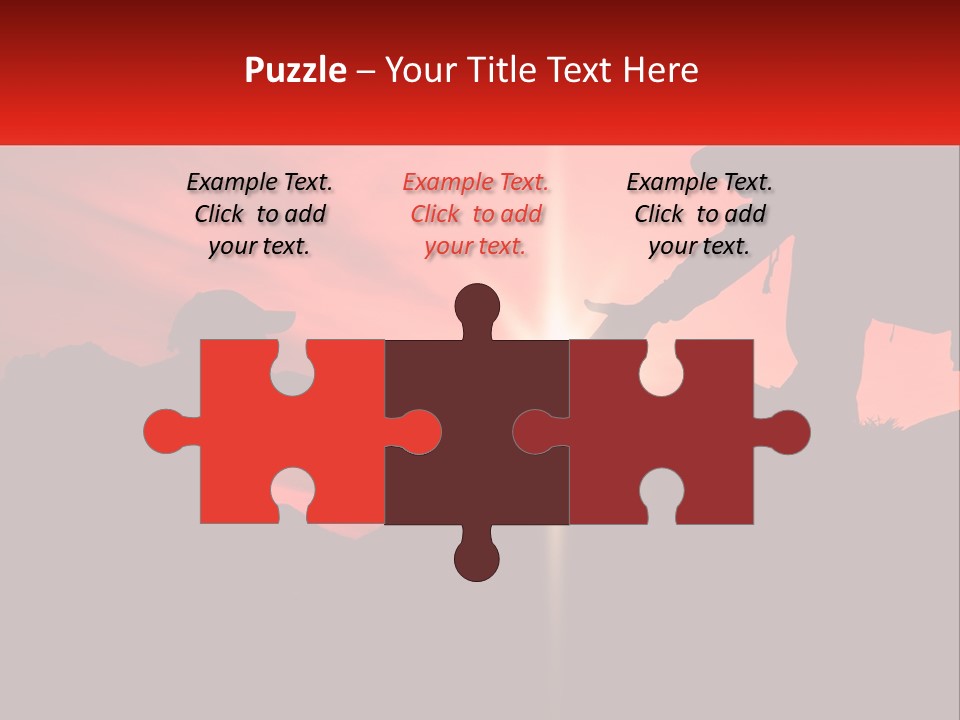 Conceptual Park Blue Sky PowerPoint Template