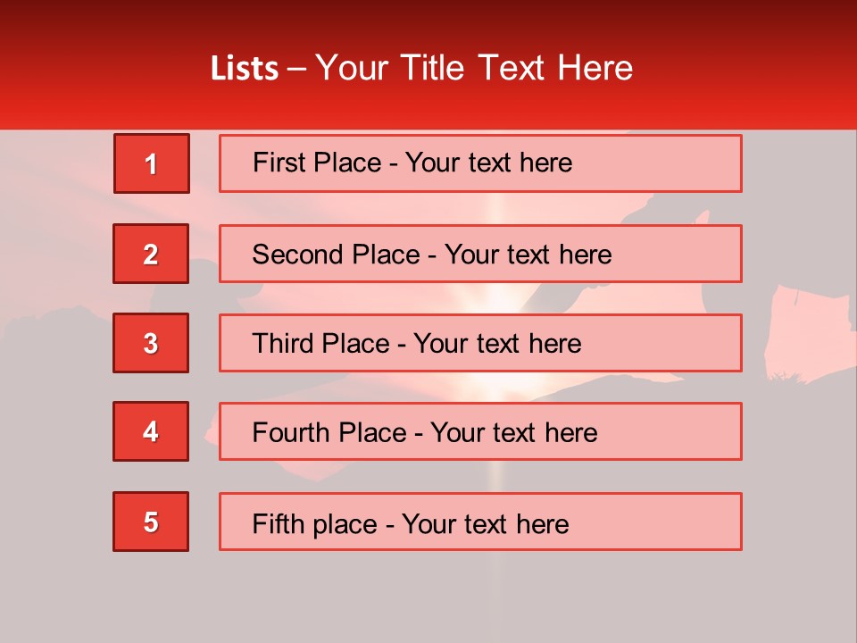 Conceptual Park Blue Sky PowerPoint Template