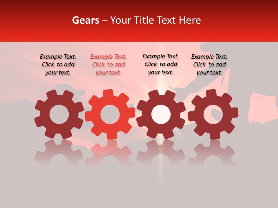 Conceptual Park Blue Sky PowerPoint Template