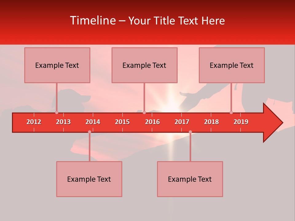 Conceptual Park Blue Sky PowerPoint Template