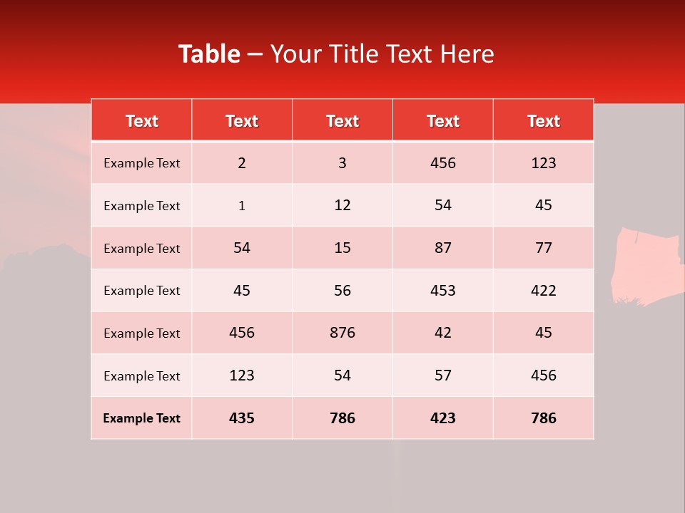 Conceptual Park Blue Sky PowerPoint Template