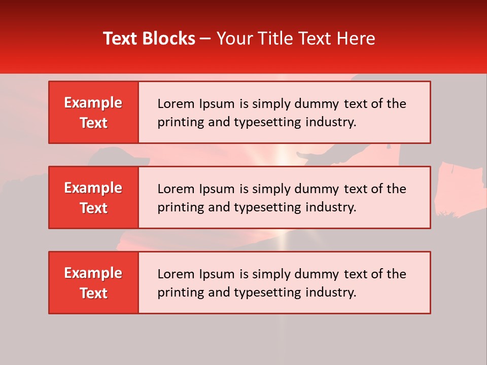 Conceptual Park Blue Sky PowerPoint Template