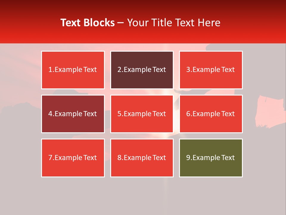 Conceptual Park Blue Sky PowerPoint Template