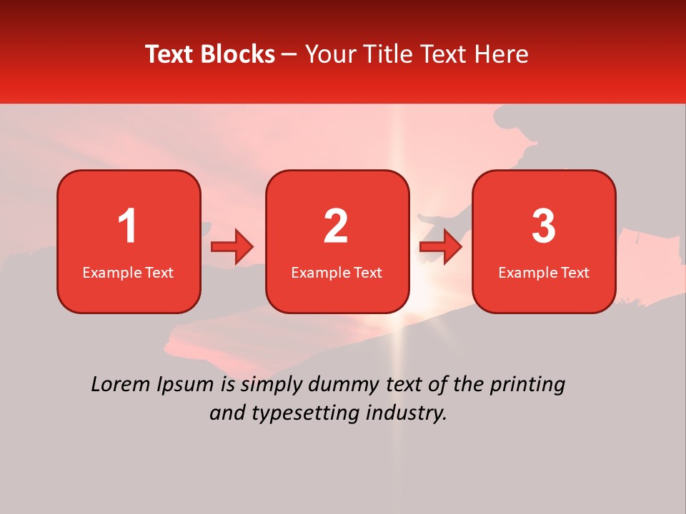 Conceptual Park Blue Sky PowerPoint Template