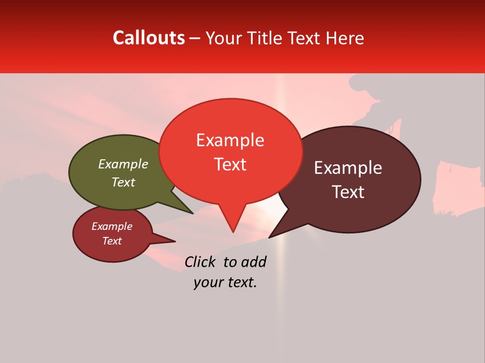 Conceptual Park Blue Sky PowerPoint Template