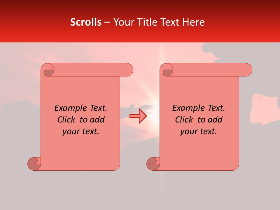 Conceptual Park Blue Sky PowerPoint Template