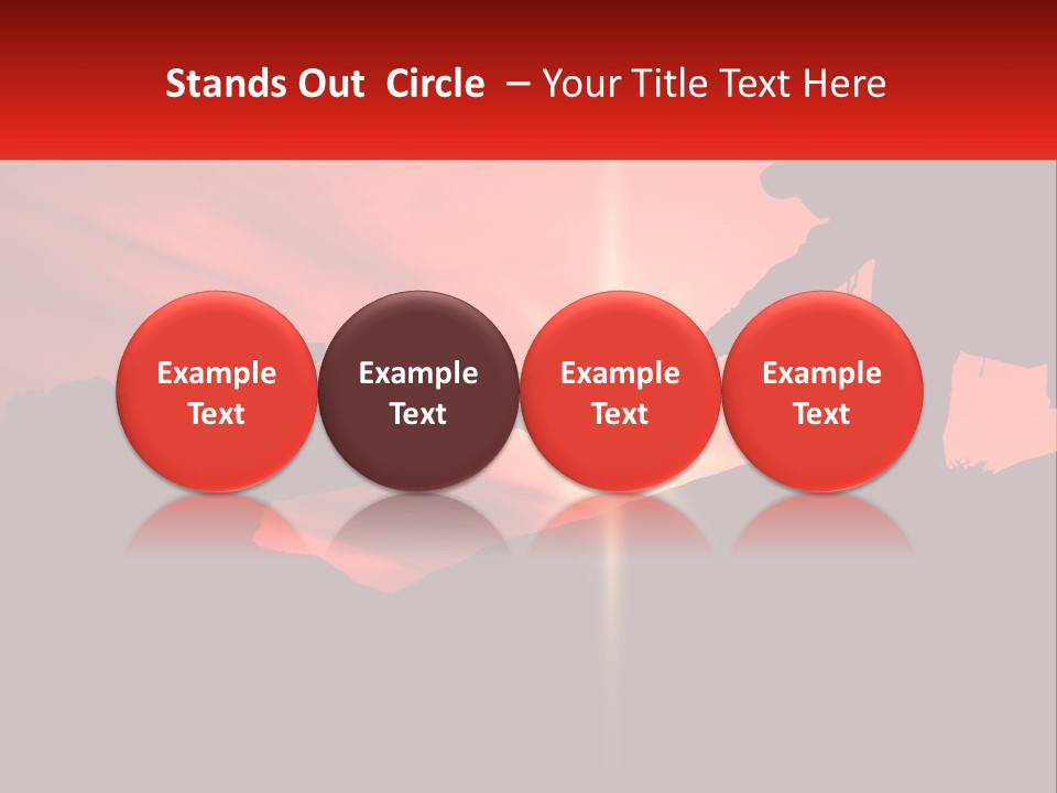 Conceptual Park Blue Sky PowerPoint Template