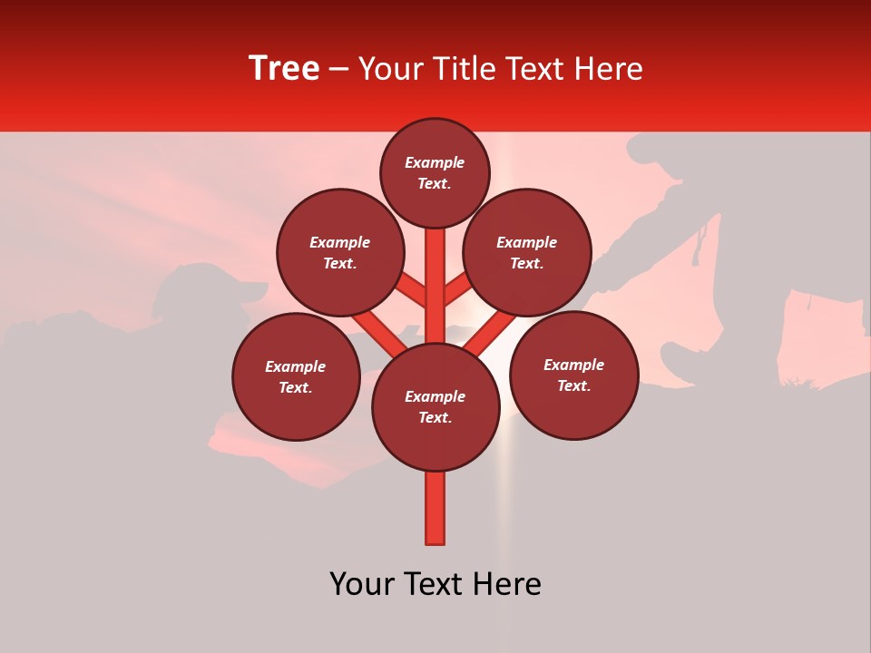 Conceptual Park Blue Sky PowerPoint Template