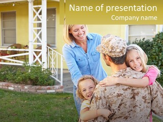 Loan House Small PowerPoint Template