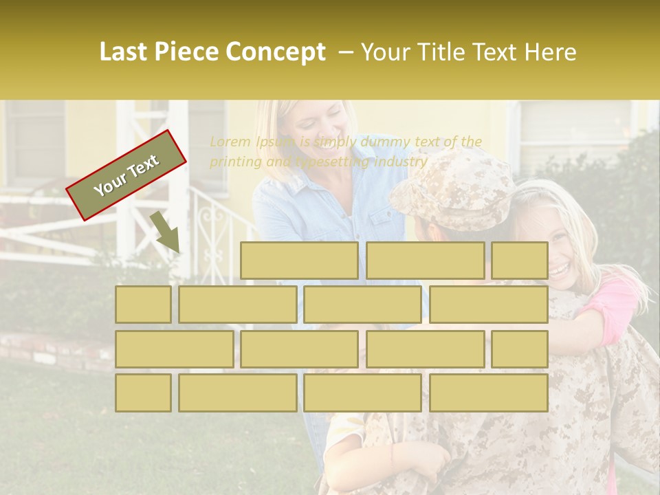 Loan House Small PowerPoint Template