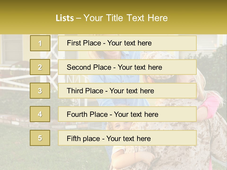 Loan House Small PowerPoint Template