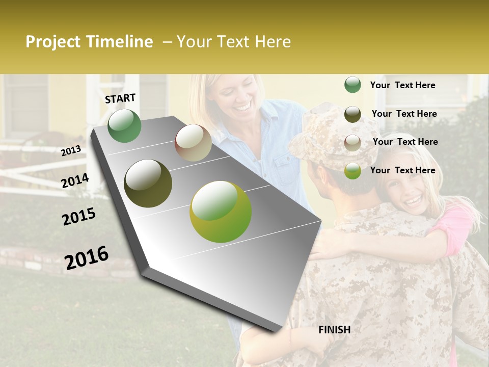 Loan House Small PowerPoint Template